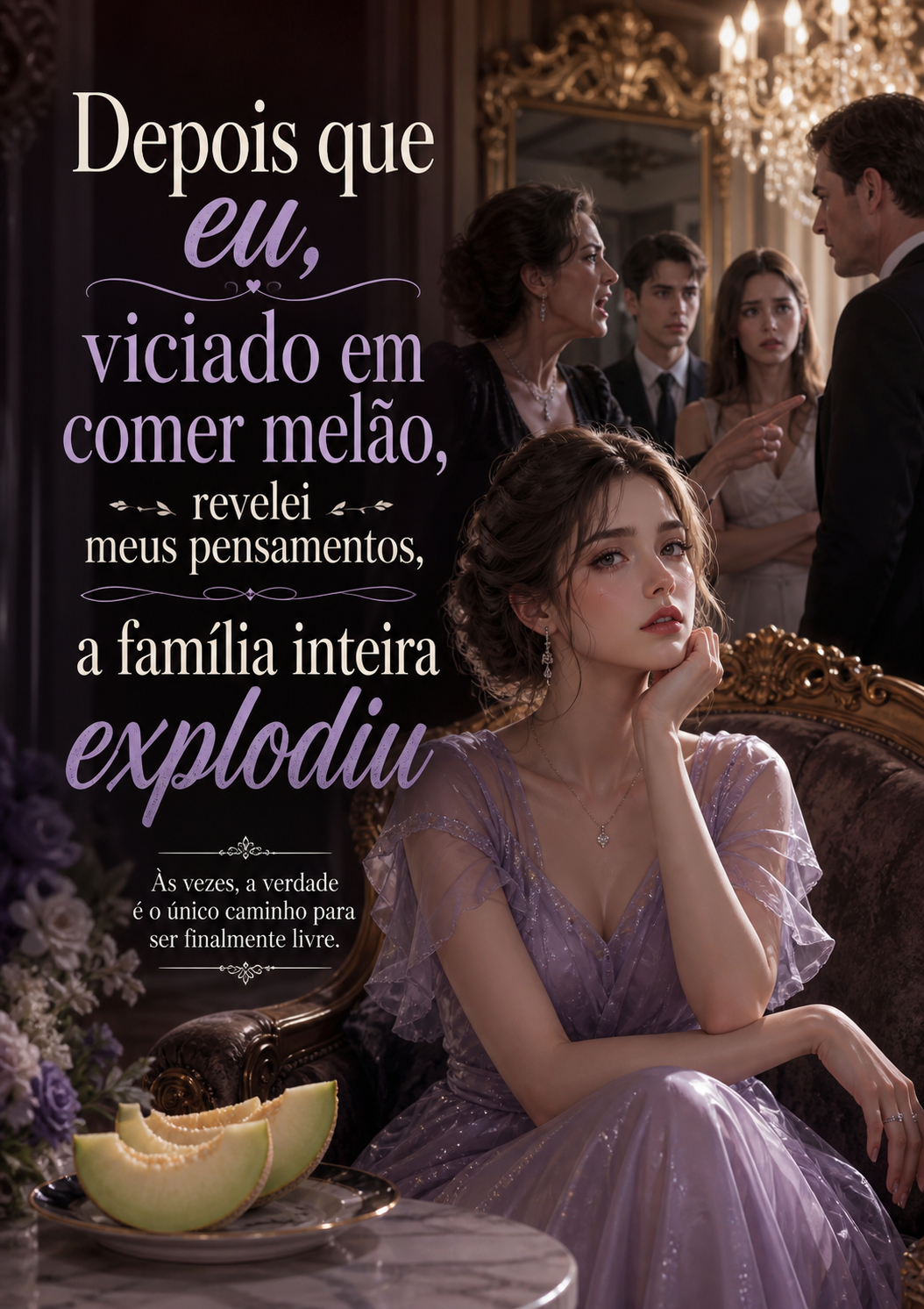 Depois que eu, viciado em comer melão, revelei meus pensamentos, a família inteira explodiu