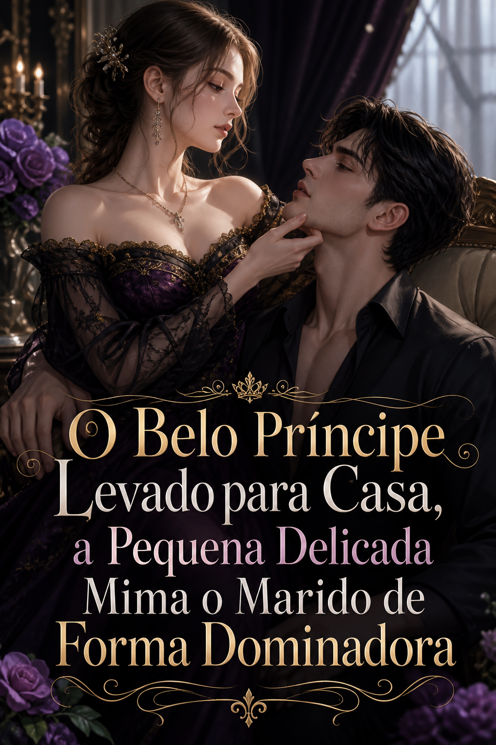 O Belo Príncipe Levado para Casa, a Pequena Delicada Mima o Marido de Forma Dominadora