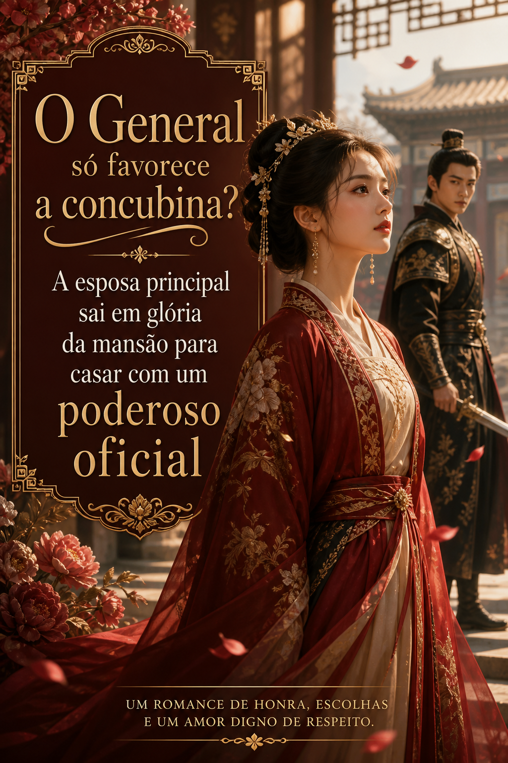 O General só favorece a concubina? A esposa principal sai em glória da mansão para casar com um poderoso oficial