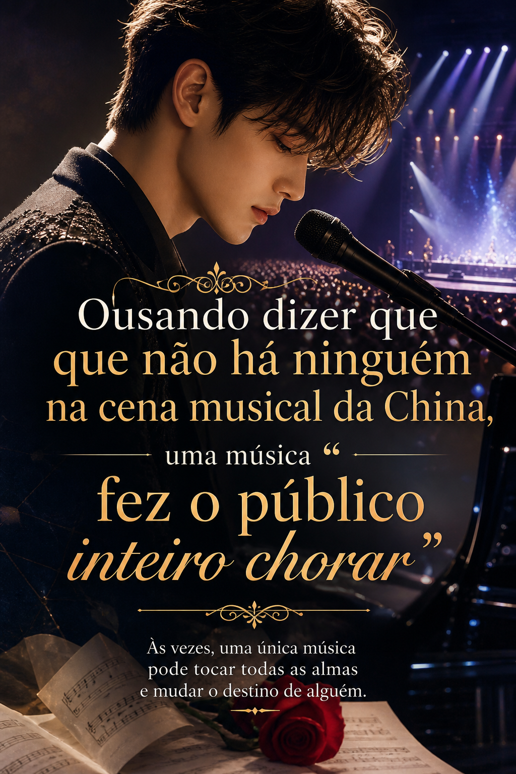 Ousando dizer que não há ninguém na cena musical da China, uma música "海阔天空" fez o público inteiro chorar